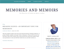 Tablet Screenshot of memoriesandmemoirs.com